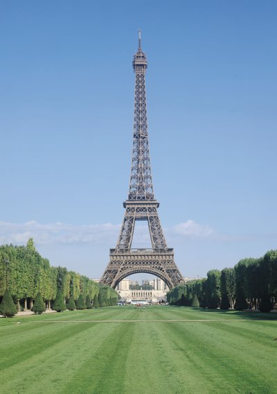 The Eiffel Tower, View Towards the Palais de Chaillot, Constructed 1887-89 by Gustave Eiffel