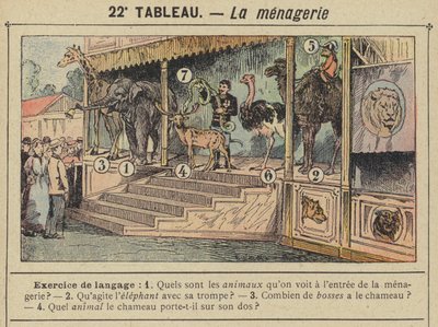 La menagerie by Gustave Fraipont