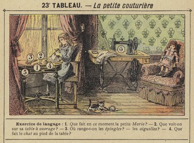 The Little Seamstress by Gustave Fraipont