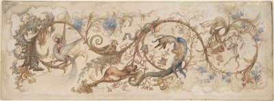 Allegory of Vices by Gustave Gustave Moreau,Moreau