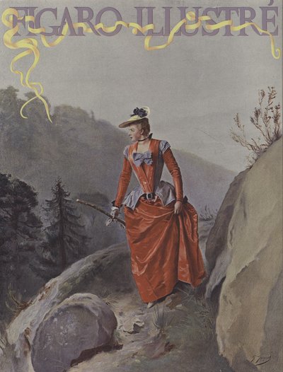 Cover of Le Figaro Illustré, August 1891 by Gustave Jacquet
