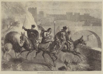 Gipsy Horsedealers Leaving Toledo by Gustave Janet
