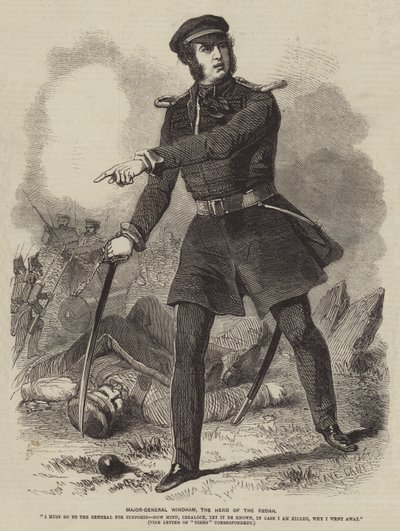 Major-General Windham, the Hero of the Redan by Gustave Janet