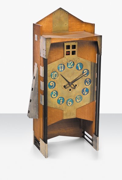 A Mantel Clock by Gustave Serrurier Bovy