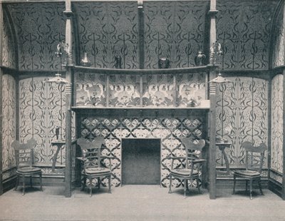 Ingle-Nook Designed by G. Serruier by Gustave Serrurier Bovy