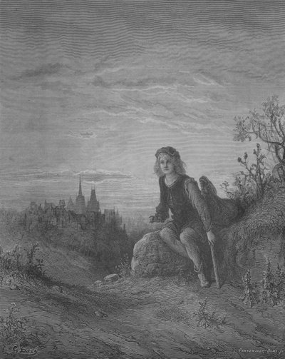 Dick Whittington Listening to the Bells of Highgate by Gustave after Dore