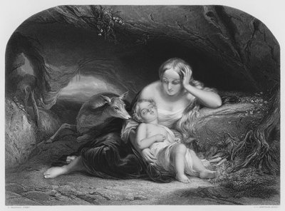 Genevieve of Brabant, from the picture in the Royal Collection by Gustave Wappers