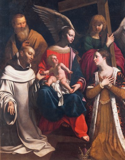 Holy Family with St Bruno and St Elizabeth or Purification by Guy Francois