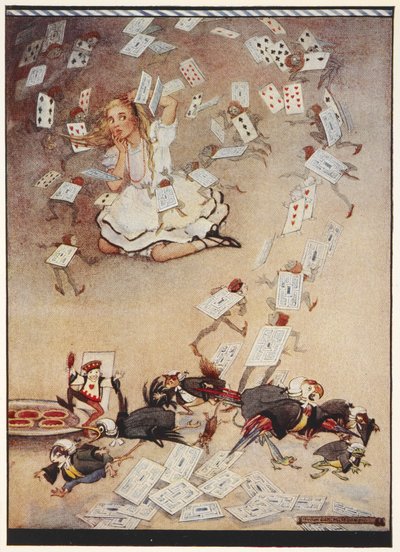 Alice and the Shower of Cards by Gwynedd M. Hudson