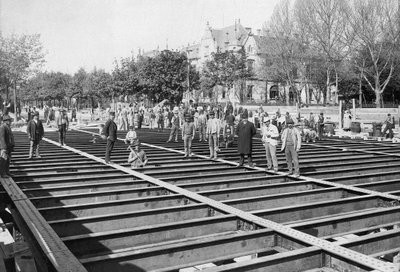 1896 Railway Arena by György Klösz by György Klösz