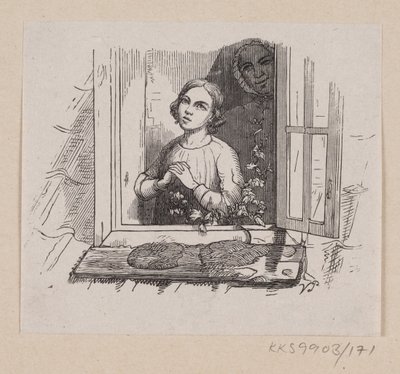 Illustration for "Five from a Peapod" in H.C. Andersen