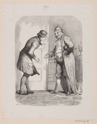 Illustration for "The Traveling Companion" in H.C. Andersen, "Fairy Tales and Stories", Volume 1 by H.P. Hansen