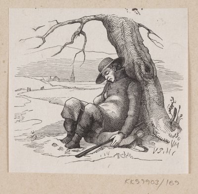 Illustration to "Under the Willow Tree" in H.C. Andersen, "Fairy Tales and Stories", Volume 2 by H.P. Hansen