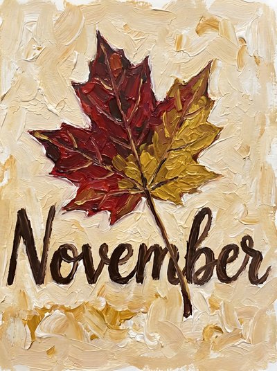 November Maple Leaf by HUGO
