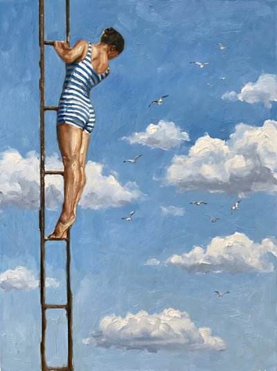 Sky Ladder Swimmer by HUGO