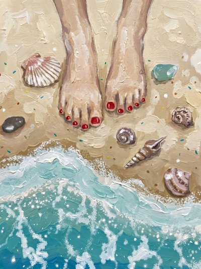 Toes in the Sand by HUGO