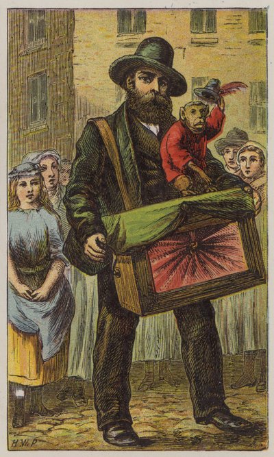 Organ Grinder by H.W. (after) Petherick