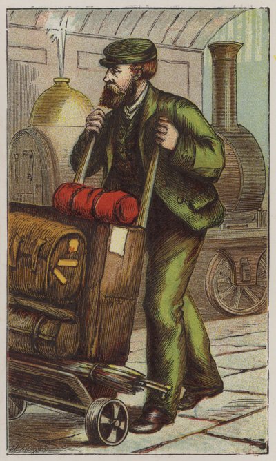 Railway Porter by H.W. (after) Petherick