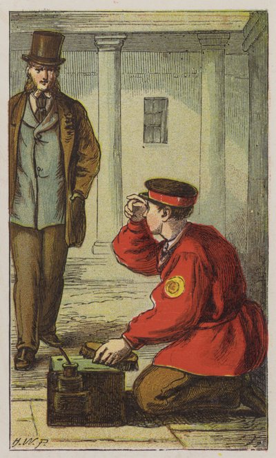 Shoeblack by H.W. (after) Petherick