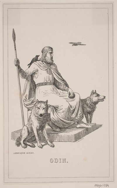 Odin. Illustration for Fabricius