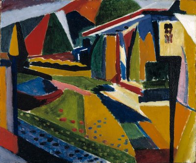 Abstract Landscape by H. Lyman Sayen