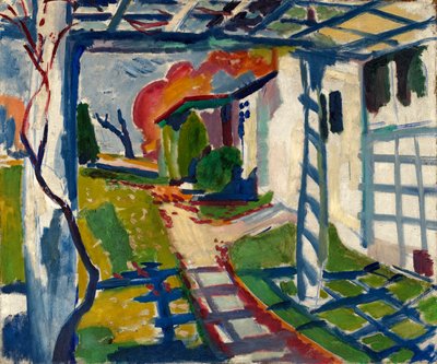 Grape Arbor by H Lyman Sayen