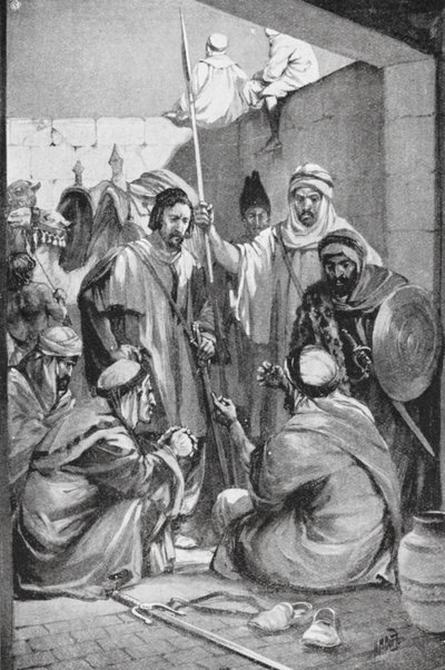 Arabs Planning a Revolt by H. M. (after) Burton