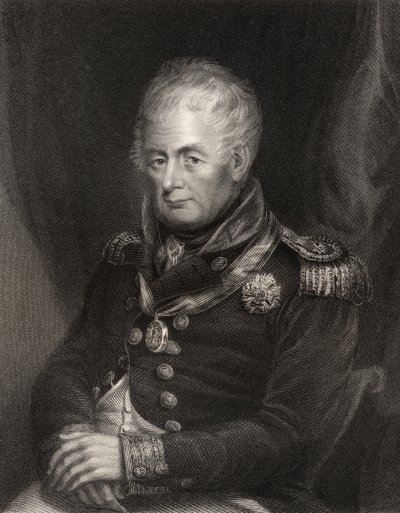 Admiral William Carnegie, Engraved by Henry Cook, from 
