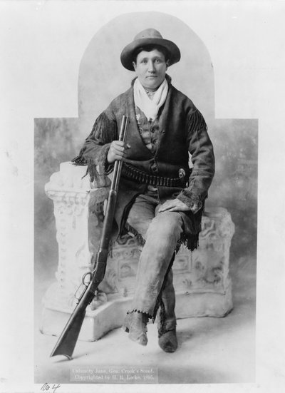 Calamity Jane as General Crook