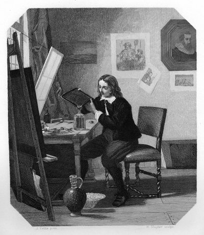Cornelis Visscher, 17th Century Dutch Engraver, c1870 by H. Sluyter