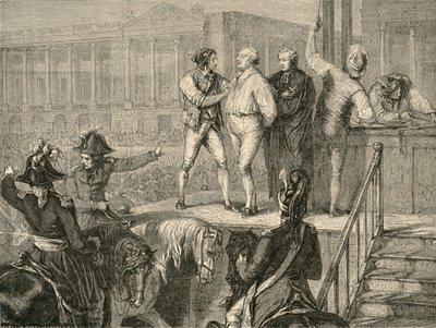 The Execution of Louis XVI on 21 January, 1793 by H. de la Charlerie