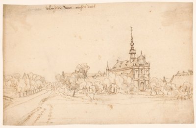 The Monastery Roosendael in Walem, Among Trees by H. van Wel (attributed to)
