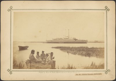 Gunboat Commodore McDonough by Haas and Peale