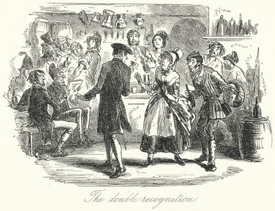 The Double Recognition by Hablot Knight (1815-92) (after) Browne