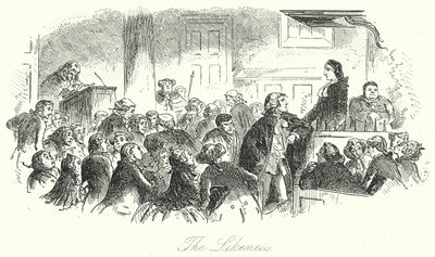 The Likeness by Hablot Knight (1815-92) (after) Browne