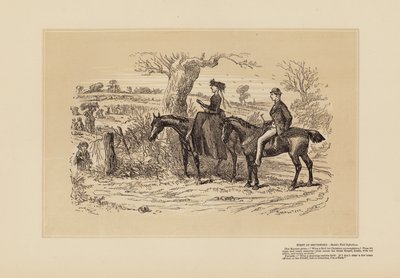 A very fine Field for Reflection by Hablot Knight (1815 92) Browne