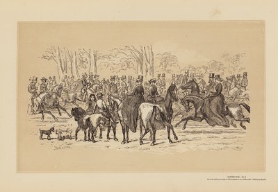 Rotten Row, No 2, As it Is by Hablot Knight (1815 92) Browne