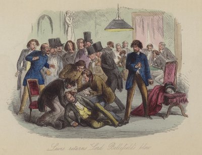 Illustration for Lewis Arundel or The Railroad of Life by Frank E Smedley by after Hablot Knight Browne