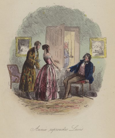 Illustration for Lewis Arundel or The Railroad of Life by Frank E Smedley by after Hablot Knight Browne