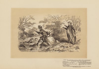 Angling Sketches, No 2, Very like a Poacher by Hablot Knight (1815 92) Browne