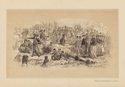 Oxford and Cambridge Boat Race, No 1, On the Banks by Hablot Knight (1815 92) Browne