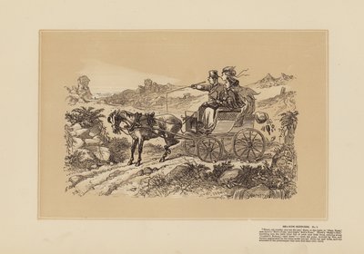 Sea-Side Sketches, No 7, Doing the Picturesque by Hablot Knight (1815 92) Browne