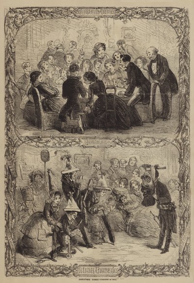 Christmas Games by Hablot Knight Browne