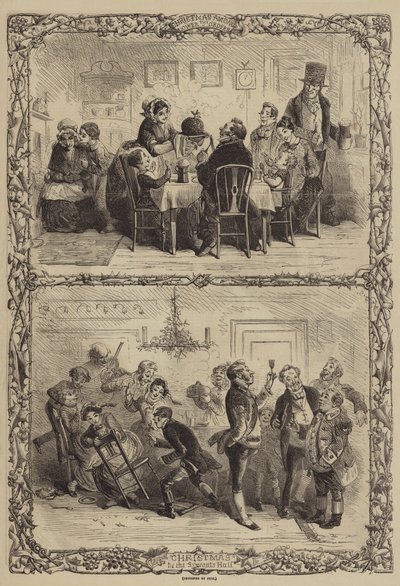 Christmas among the Lower Orders by Hablot Knight Browne