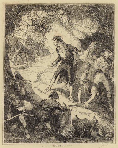 Discovery of Captain Grant and His Band by Hablot Knight Browne