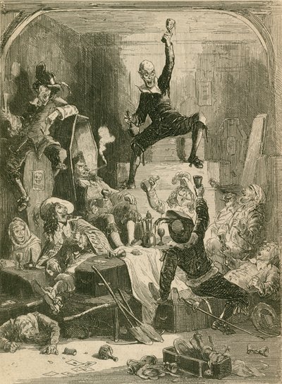 Drink the Plague by Hablot Knight Browne