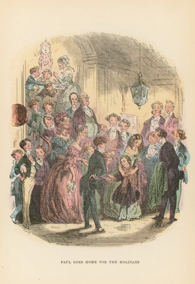 Illustration for Dombey and Son by Hablot Knight Browne