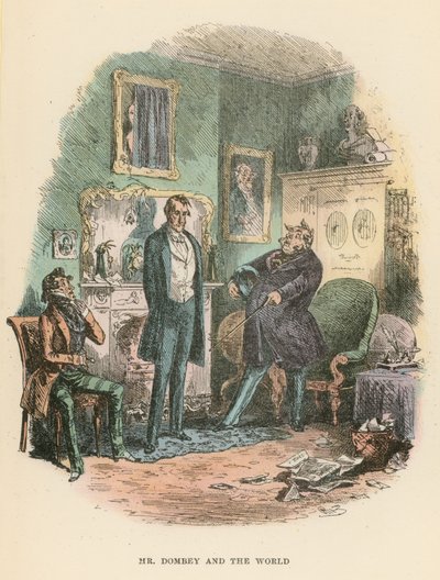 Illustration for Dombey and Son by Hablot Knight Browne