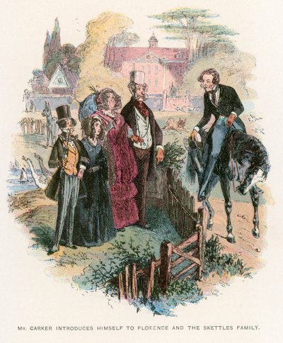 Illustration for Dombey and Son by Hablot Knight Browne