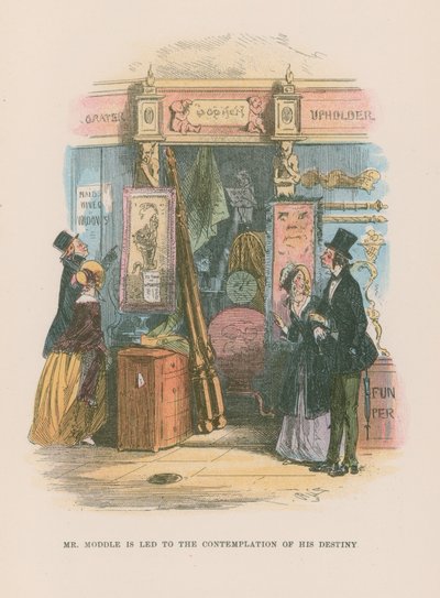 Illustration for Martin Chuzzlewit by Hablot Knight Browne